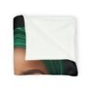 Africa More Than Beautiful Original Blanket | African Woman Portrait, Nigerian Flag Face Paint