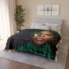 Africa More Than Beautiful Original Blanket | African Woman Portrait, Nigerian Flag Face Paint