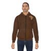 Africa Leather Patch Zip Hoodie — 54 Africa Design