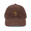 Africa Patchwork Embroidered Corduroy Cap