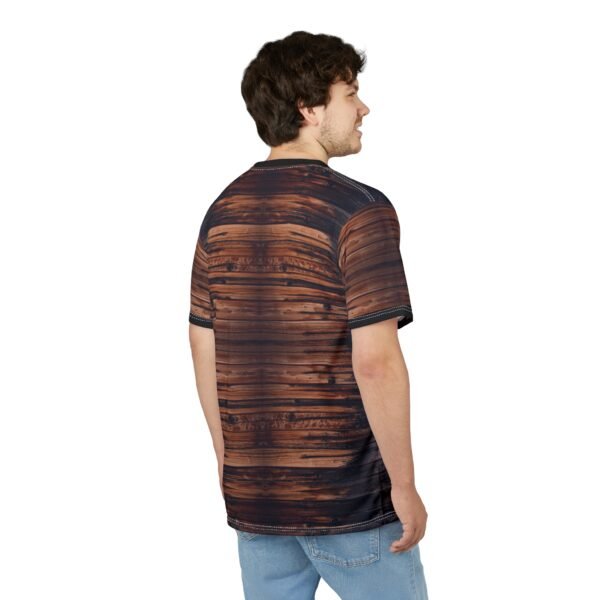 9742688735876966246_2048.jpeg Wood Mosaic Africa T-Shirt – Rustic Africa Map All-Over Print Tee