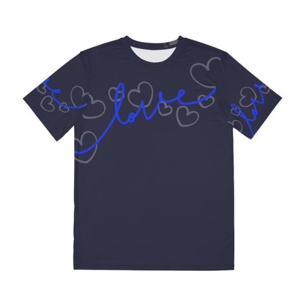 Faith 'To Know Him by Name' Men's Polyester Tee — Hebrew YHWH Love Graphic