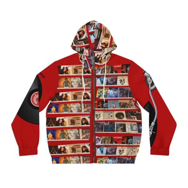 RealOne4Life Full-Zip Hoodie, Unique Graphic Sweatshirt, Vintage music Apparel, Cozy Unisex Outerwear, Great Gift for Music Lovers