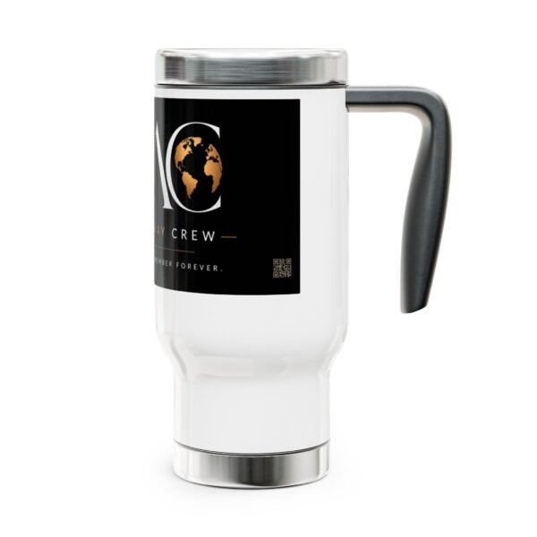 10337456432361211177_2048.jpeg Travel Mug — 'The Get Away Crew' Stainless Steel 14oz Tumbler with Handle