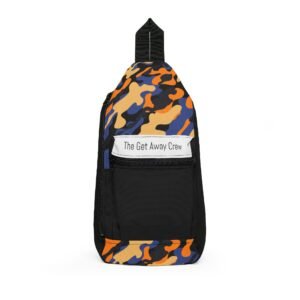 Sling Bag — Red Camo "The Get Away Crew" Travel Sling Pack