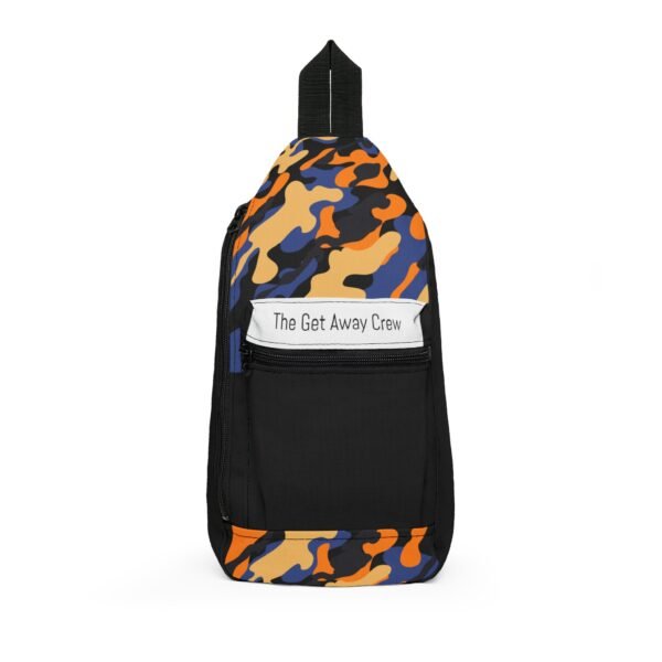 Sling Bag — Red Camo "The Get Away Crew" Travel Sling Pack