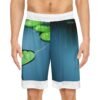 10578570042096496057_2048.jpeg Lily Pad Water Droplet Basketball Shorts – Nature Print AOP