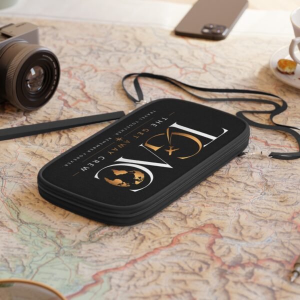 11992891043794168052_2048.jpeg Passport Wallet — "The Getaway Crew" Travel Passport Holder (Black & Gold)