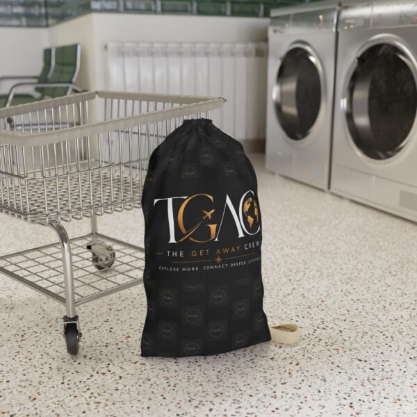 Travel Laundry Bag — “The Get Away Crew” Logo Pouch