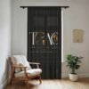15532193167658072187_2048.jpeg Sheer Window Curtain — 'The Get Away Crew' Travel Logo Black Sheer Curtain