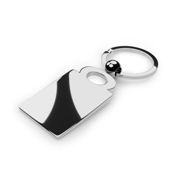 Rectangle Photo Keyring — Personalized Metal Keychain with Photo Insert