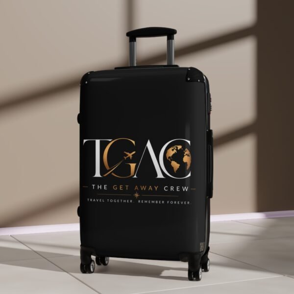 16918727141243151662_2048.jpeg Suitcase - 'TGAÇ The Get Away Crew' Travel Carry-On Luggage with Logo