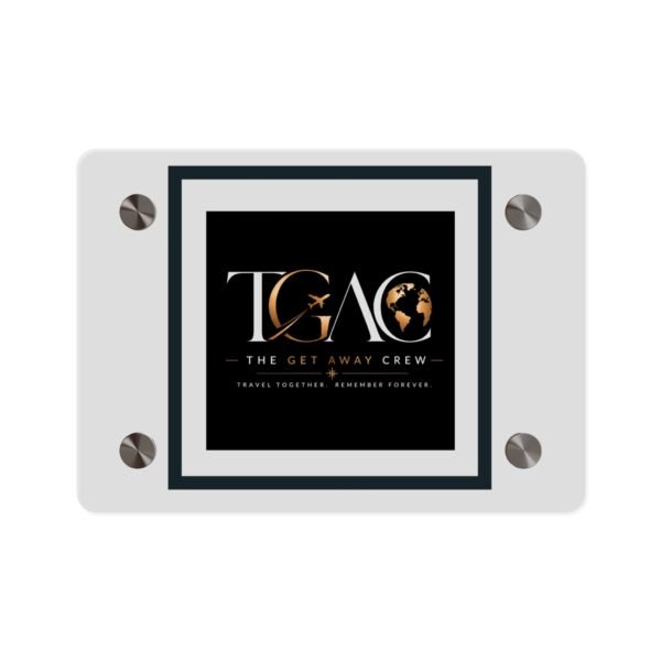 17130587901757788668_2048.jpeg Acrylic Wall Art Panel — "TGAC: The Get Away Crew" Travel Logo Plaque