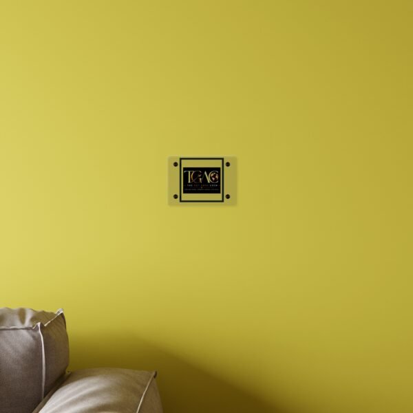 Acrylic Wall Art Panel — "TGAC: The Get Away Crew" Travel Logo Plaque