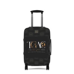 The Getaway Crew (TGAC) Travel Luggage Cover – Black Protective Suitcase Sleeve