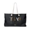 18410323685437112692_2048.jpeg Weekender Bag — The Get Away Crew (TGAC) Travel Tote | Luxury Black Carryall for Trips & Vacations