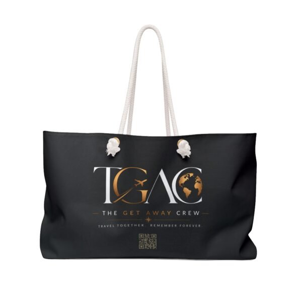 18410323685437112692_2048.jpeg Weekender Bag — The Get Away Crew (TGAC) Travel Tote | Luxury Black Carryall for Trips & Vacations