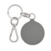 Get Away Crew Travel Keyring Tag — Round Metal Keychain with TGAO Logo