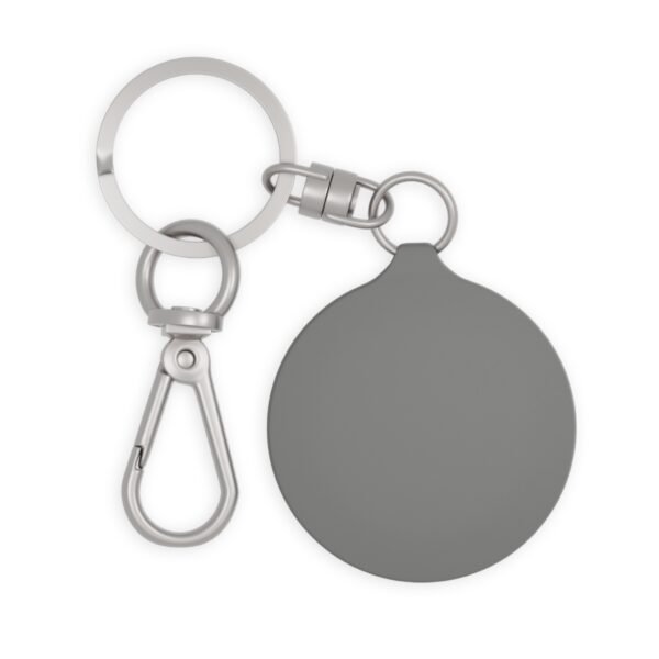 Get Away Crew Travel Keyring Tag — Round Metal Keychain with TGAO Logo