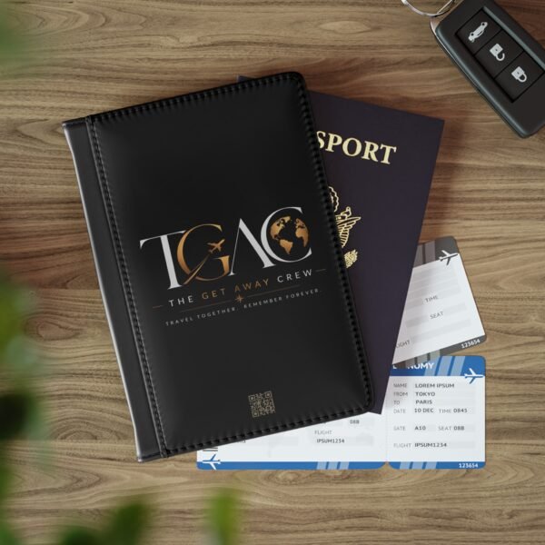 2952793941739736863_2048.jpeg Passport Cover — 'TGA Crew' Travel Passport Holder with Globe Logo