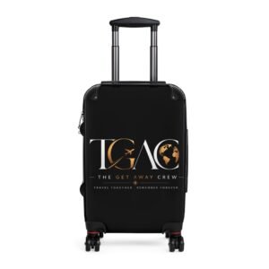 Suitcase - 'TGAÇ The Get Away Crew' Travel Carry-On Luggage with Logo
