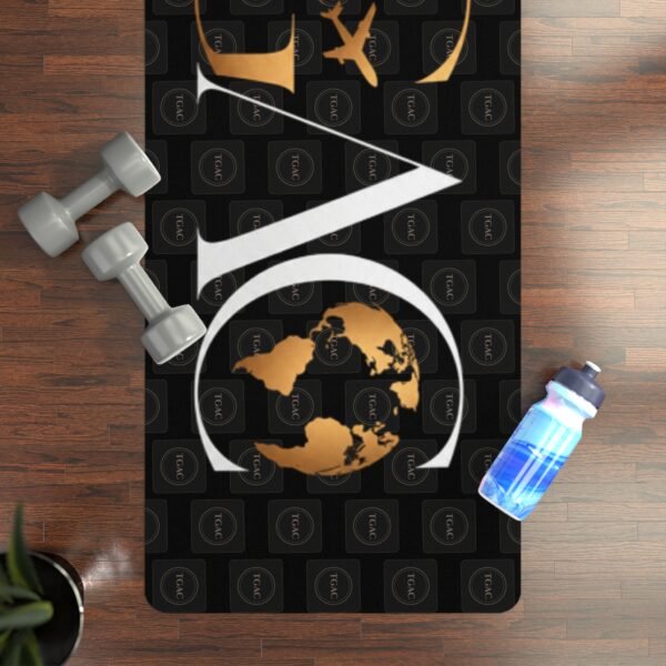 3409026275651584149_2048.jpeg Rubber Yoga Mat — 'G.O.' Travel Vibe Black & Gold Mat (The Get Away Crew)