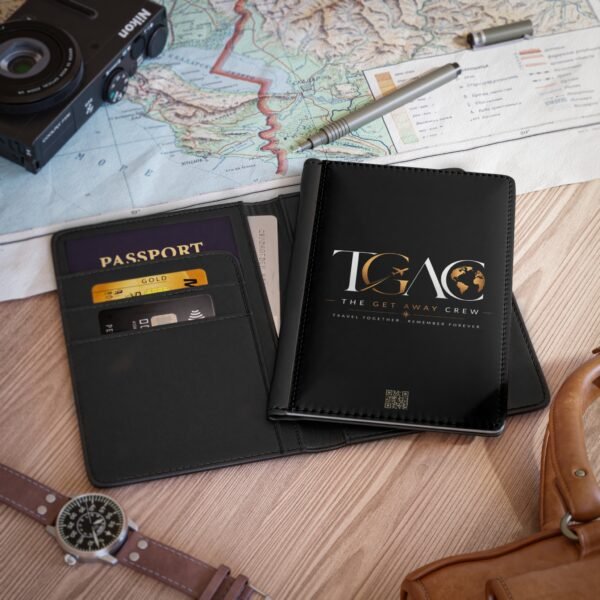 5950488026097725434_2048.jpeg Passport Cover — 'TGA Crew' Travel Passport Holder with Globe Logo