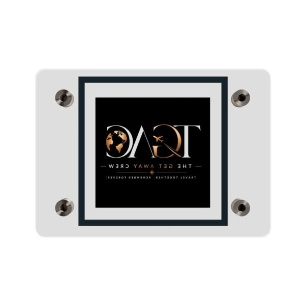 6426570844568266616_2048.jpeg Acrylic Wall Art Panel — "TGAC: The Get Away Crew" Travel Logo Plaque