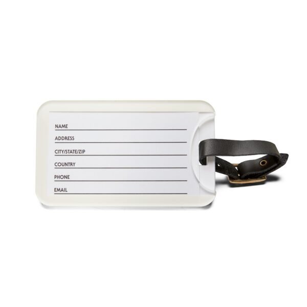 Luggage Tag - 'TGAC The Getaway Crew' Travel ID Tag with Globe & Plane Logo