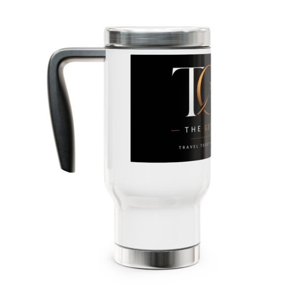7280810641854021567_2048.jpeg Travel Mug — 'The Get Away Crew' Stainless Steel 14oz Tumbler with Handle