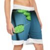7640647757762513016_2048.jpeg Lily Pad Water Droplet Basketball Shorts – Nature Print AOP