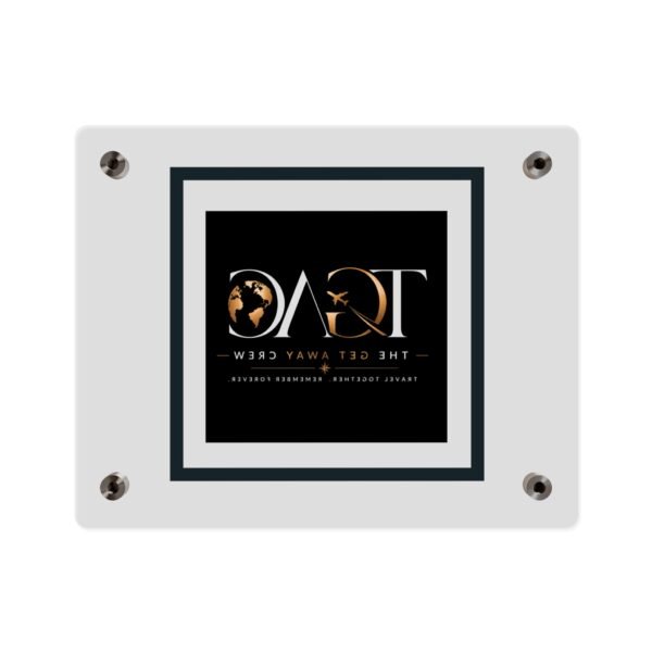 8034449625114454936_2048.jpeg Acrylic Wall Art Panel — "TGAC: The Get Away Crew" Travel Logo Plaque