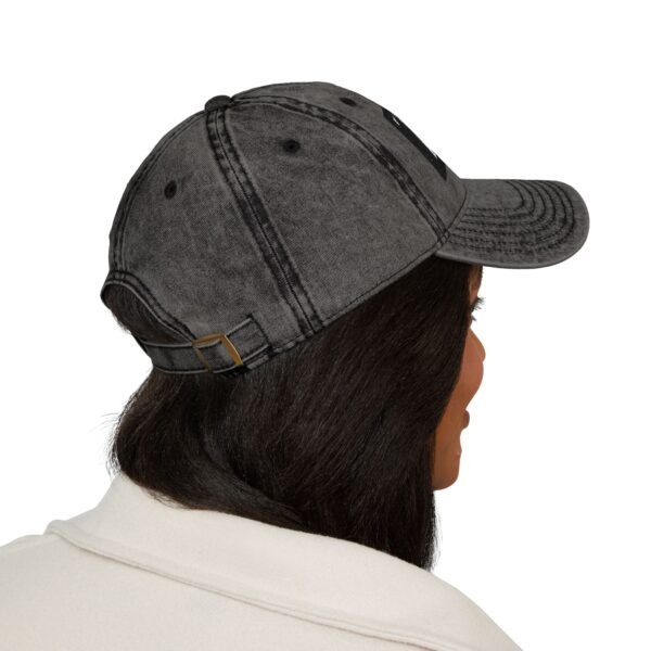 Vintage Embroidered Cap — TGAG Logo Distressed Cotton Hat