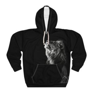 Lion King Hoodie — Black Graphic Pullover with 'KING' Text