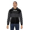 10274249074847451885_2048-1.jpeg I Am Polka Dot Zip Hoodie — "I Am. Created by the Creator, worn by Creation" Inspirational Full-Zip Hoodie