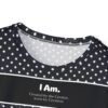 Men's Polka Dot Sports Jersey — 'I Am.' Motivational Athletic Tee