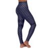 14243072769674175561_2048.jpeg Polka Dot High-Waist Yoga Leggings — Navy “I Am” All-Over Print