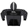 14534061615950635694_2048-1.jpeg I Am Polka Dot Zip Hoodie — "I Am. Created by the Creator, worn by Creation" Inspirational Full-Zip Hoodie