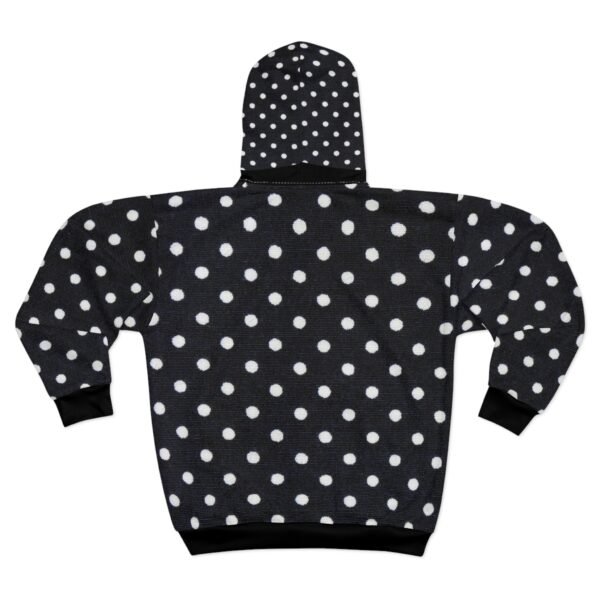 16905112206875772789_2048-1.jpeg I Am Polka Dot Zip Hoodie — "I Am. Created by the Creator, worn by Creation" Inspirational Full-Zip Hoodie