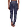 18203421018556973787_2048.jpeg Polka Dot High-Waist Yoga Leggings — Navy “I Am” All-Over Print