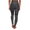 High-Waist Black Polka Dot Yoga Leggings — Stretchy AOP Activewear