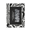 ASAP! Chrome Text Zebra Stripe Blanket — Soft Polyester Cozy Throw