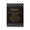 TODAY Affirmations Hardcover Journal — Lined Inspirational Notebook