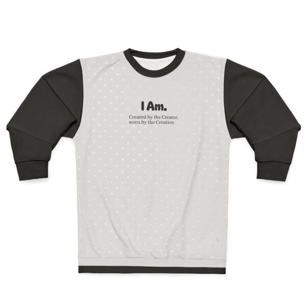 I Am. Created by the Creator Crewneck Sweatshirt — Christian Inspirational All-Over Print