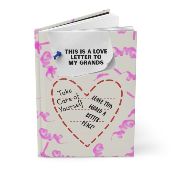 6725228434563683621_2048.jpeg Love Letter to My Grandkids Hardcover Journal — Lined Keepsake Notebook for Grandparents