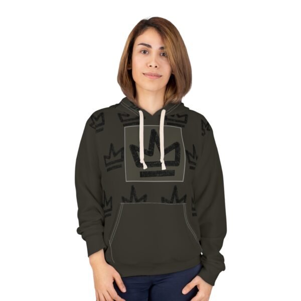 LION the King Hoodie — Black Graphic Pullover with 'KING' Text