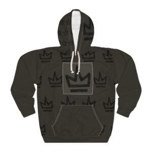 LION the King Hoodie — Black Graphic Pullover with 'KING' Text