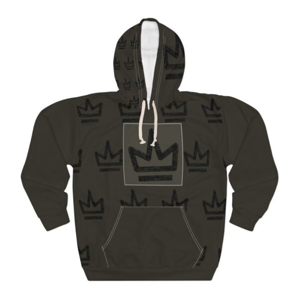 LION the King Hoodie — Black Graphic Pullover with 'KING' Text