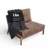 I Am. Created by the Creator Fleece Blanket — Polka Dot Inspirational Throw. Created by The Creator