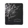 Fractured Not Broken Sherpa Blanket — Cracked Glass Comfort Throw